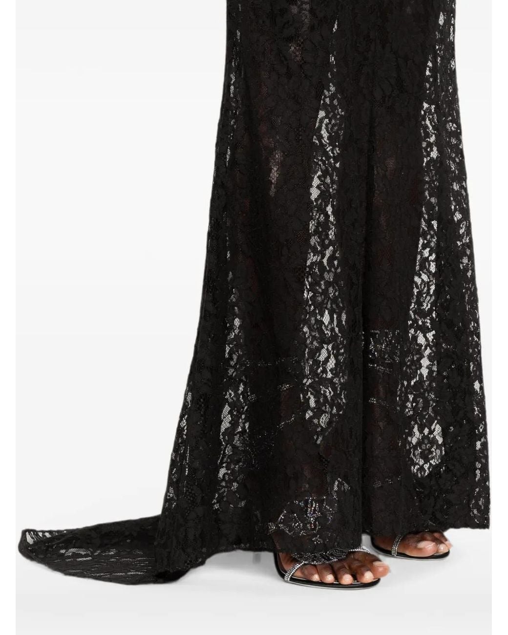 De La Vali Black Pasion Maxi Skirt