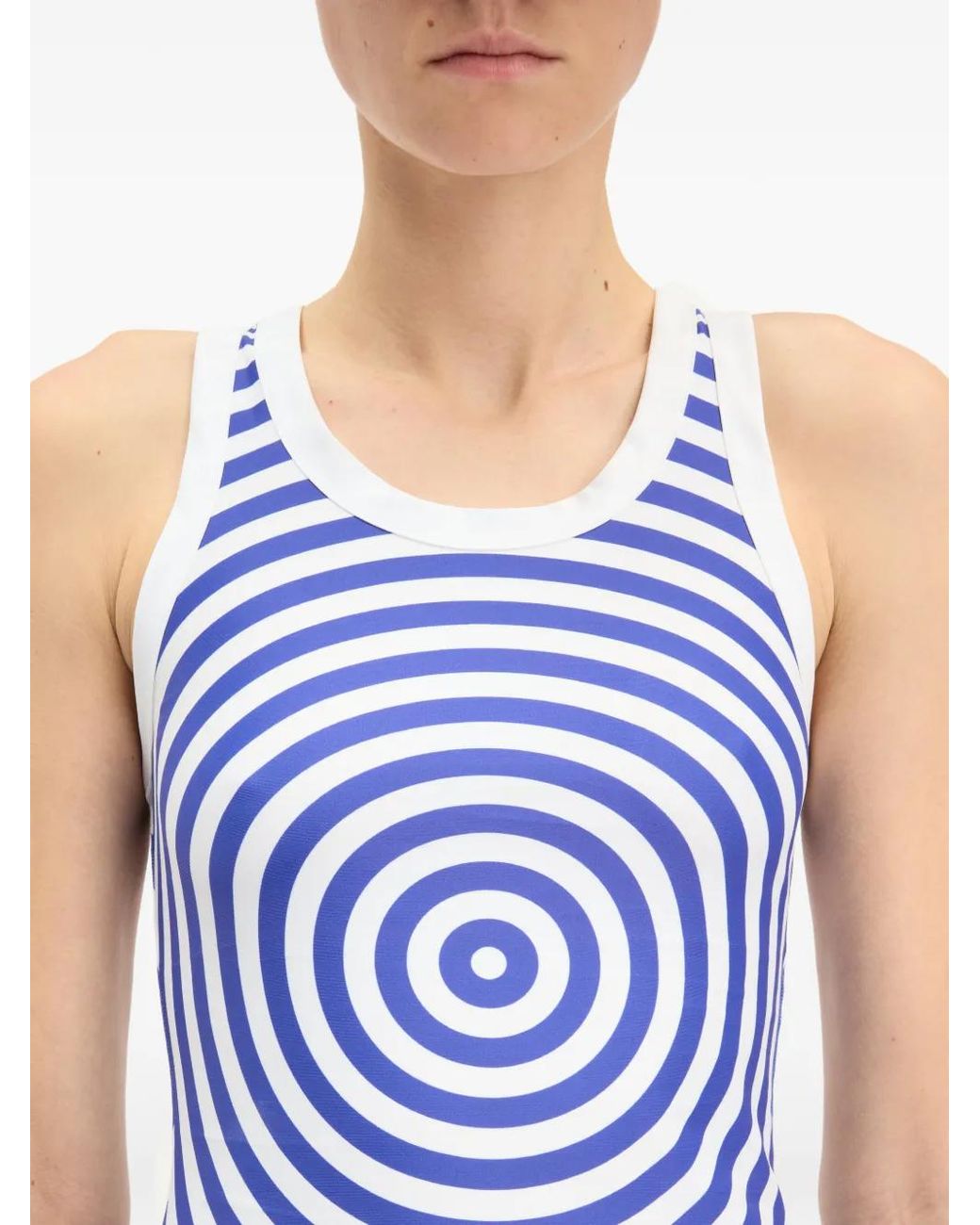 Jean Paul Gaultier Blue The Target Tank Top