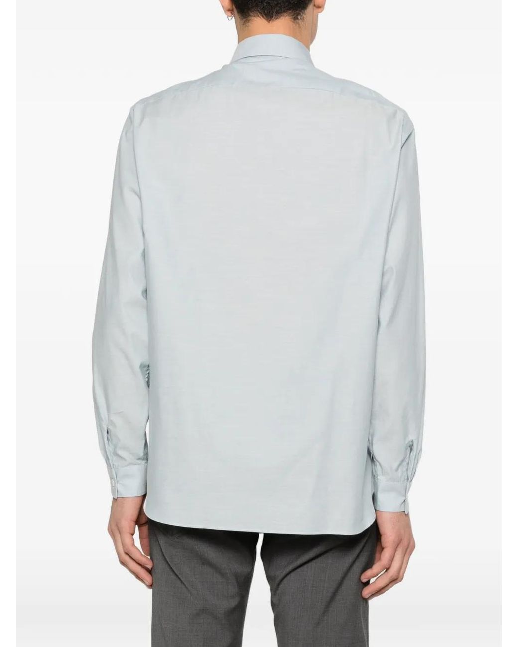 Lardini Overhemd Met Lange Mouwen in het White voor heren