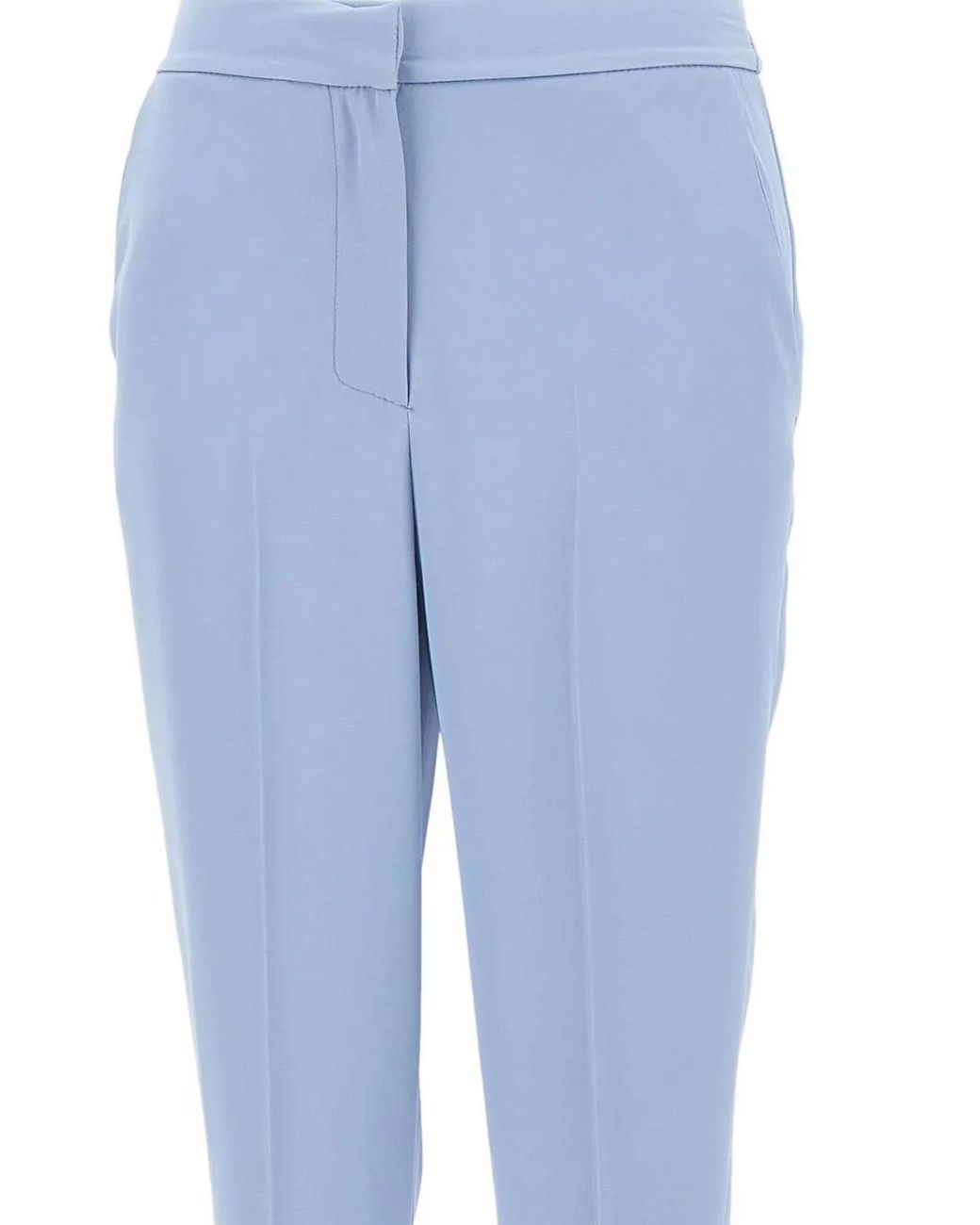 Kaos Blue Elasticated Back Crease Trousers