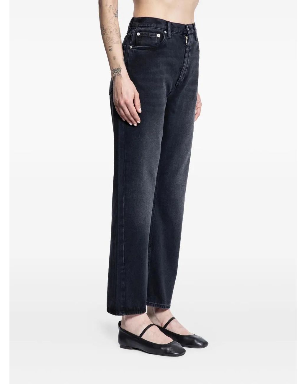 Studio Nicholson Blue Denjo Wide-Leg Jeans