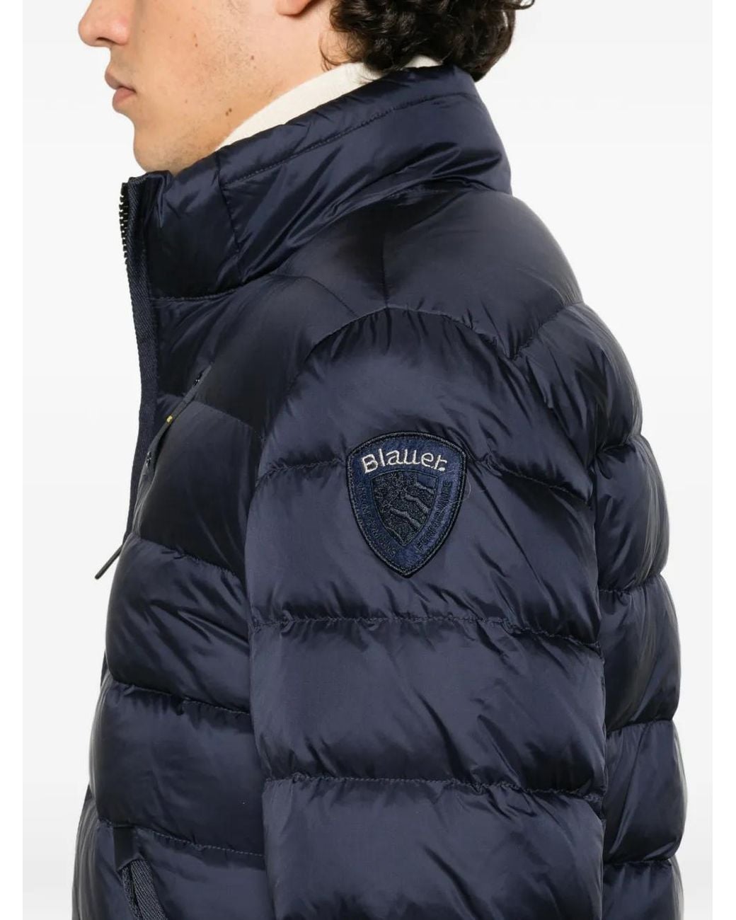 Blauer Blue Austin Quilted High-Neck Jacket for men