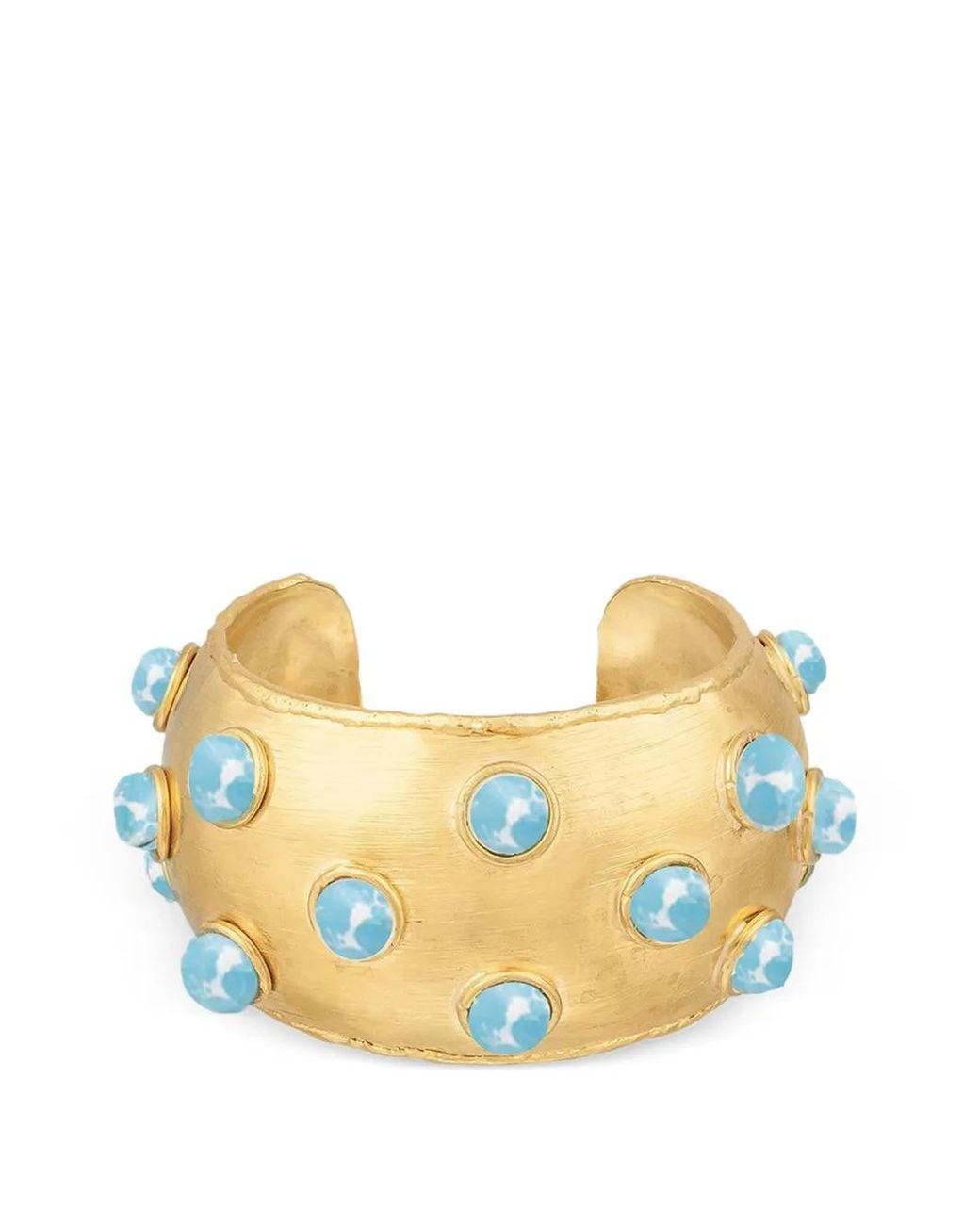 Sylvia Toledano Natural Dune Stone-Embellishment Cuff Bracelet