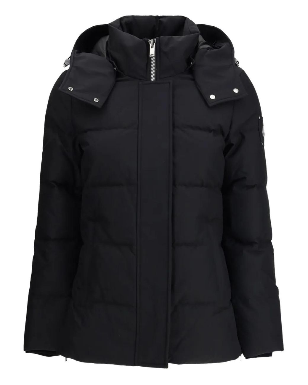 Moose Knuckles Black Cloud 3Q Padded Hooded Jacket