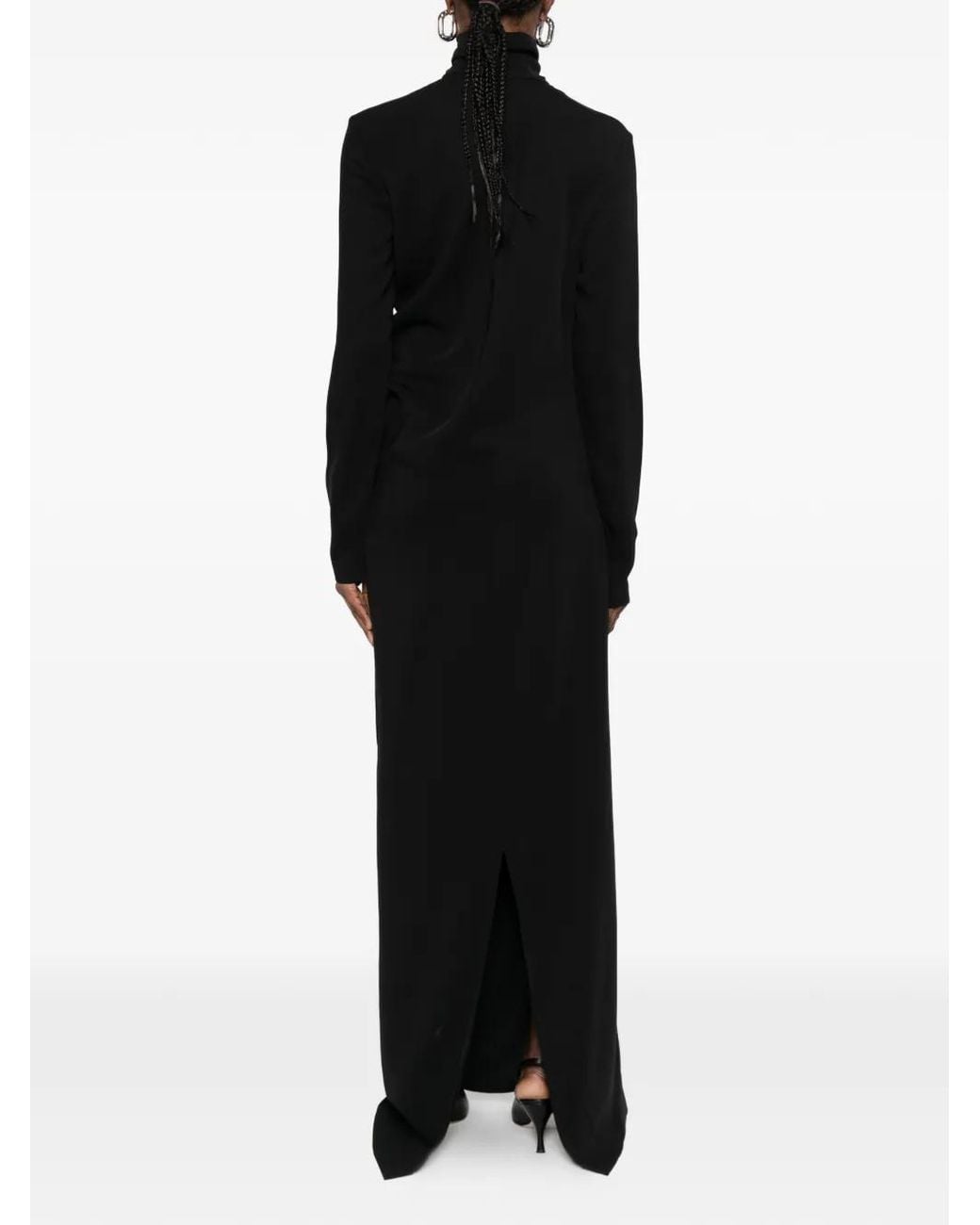 Totême Black Long Twist Dress