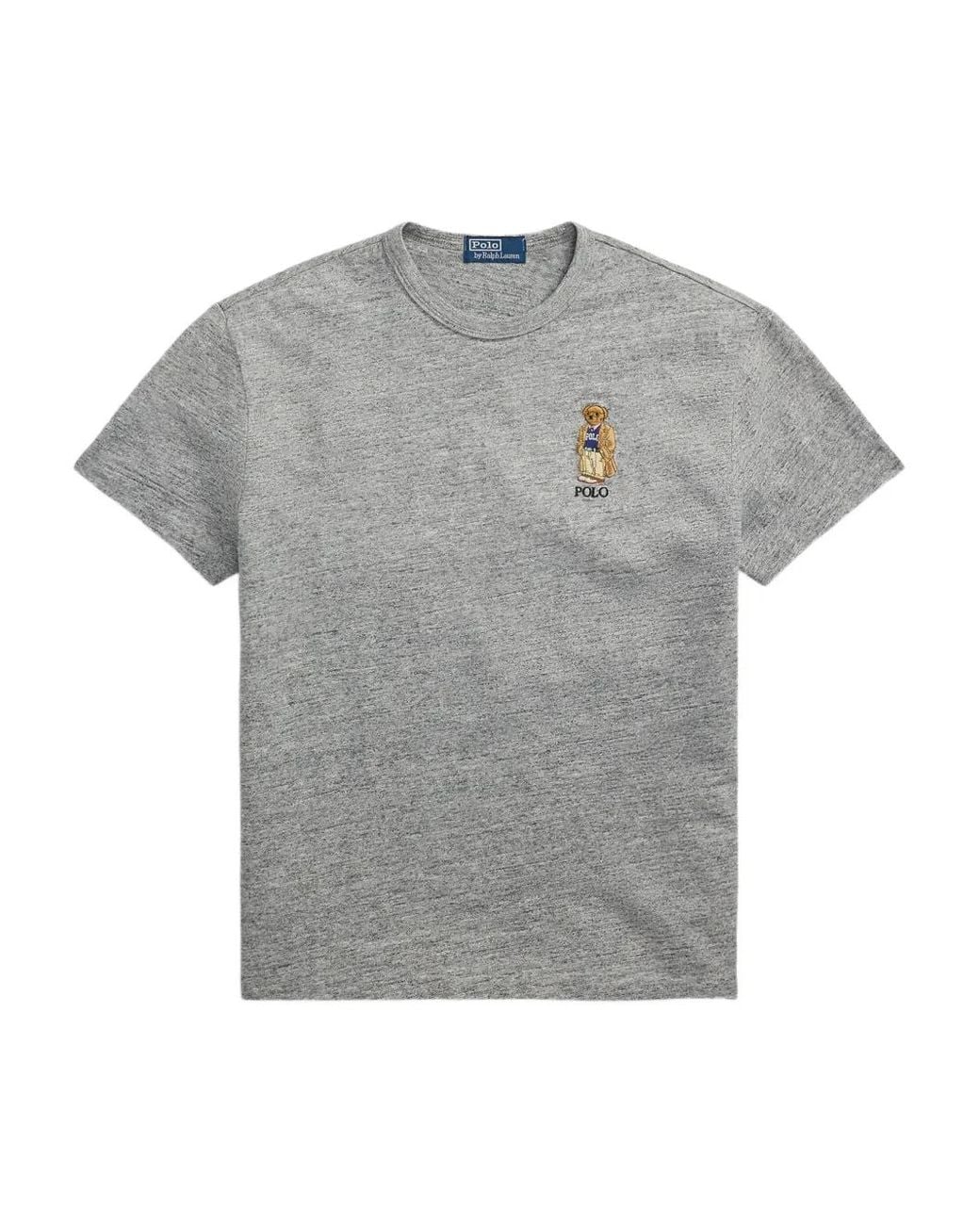 Polo Ralph Lauren Gray Polo Bear Slub T-Shirt for men