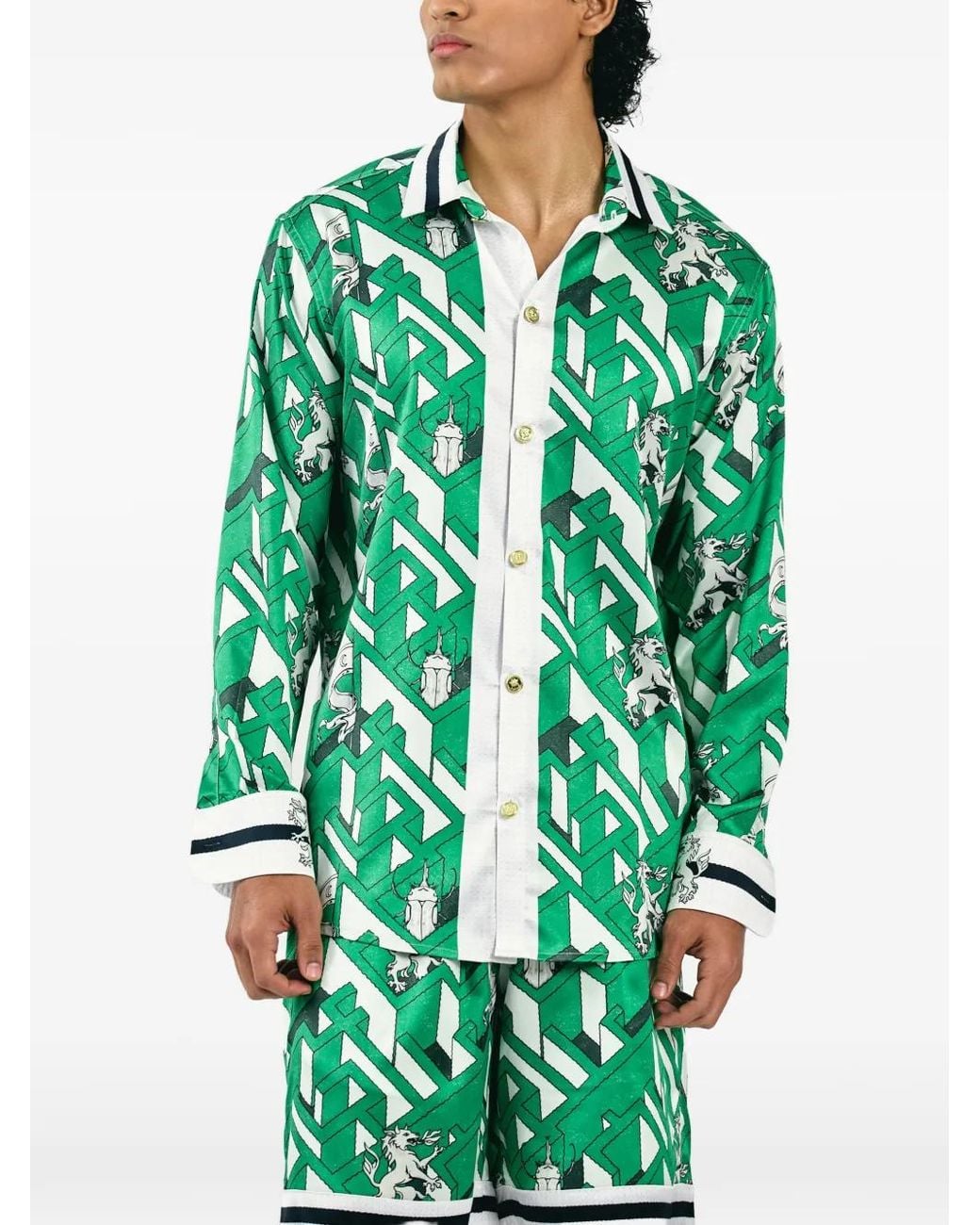 Lugo Lugo Green La Encruzijada Shirt for men