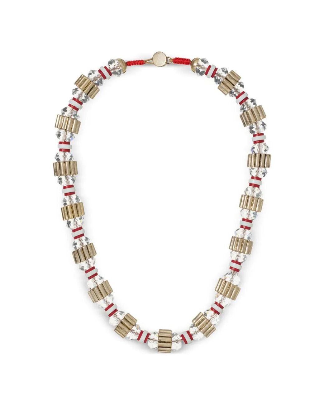 Roxanne Assoulin Metallic Crimp Beaded Necklace
