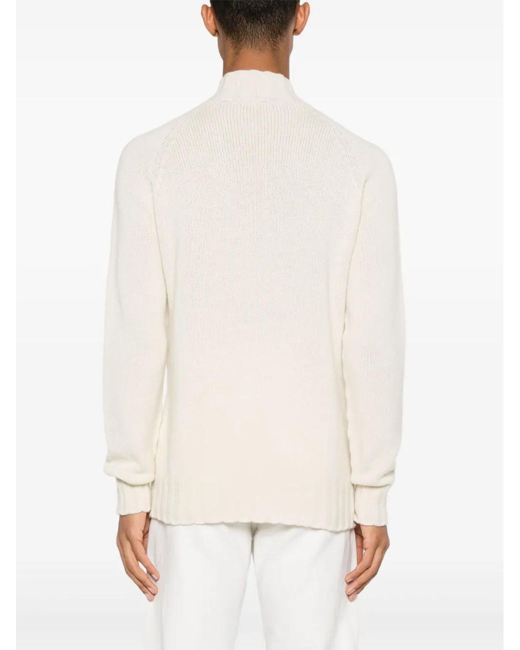 Tagliatore Natural Crew-Neck Cashmere Jumper for men