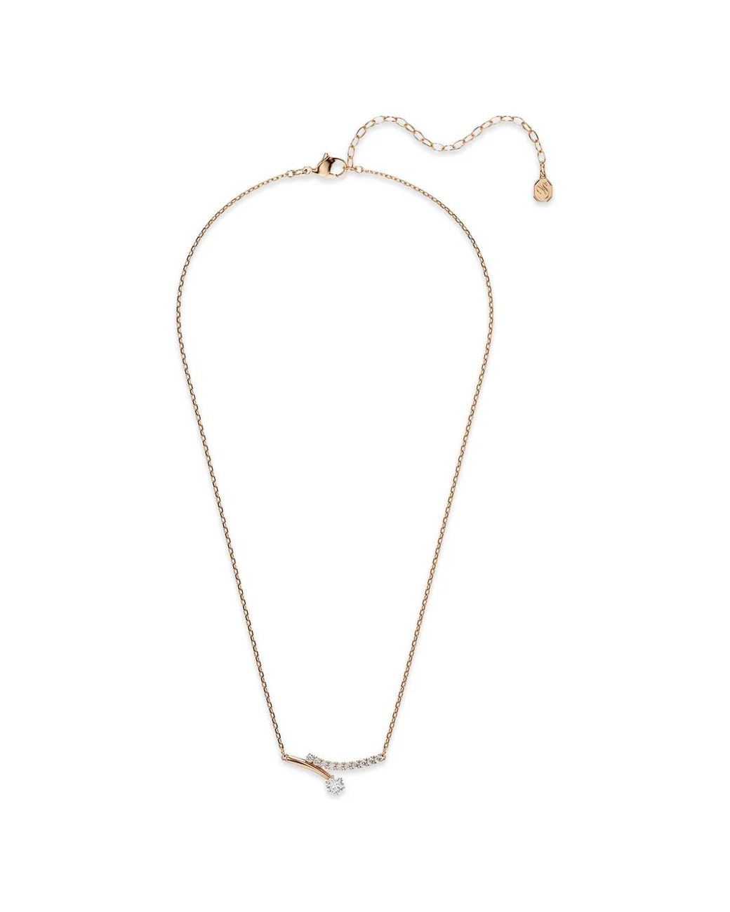 Swarovski White Collier Matrix Serti De Cristaux