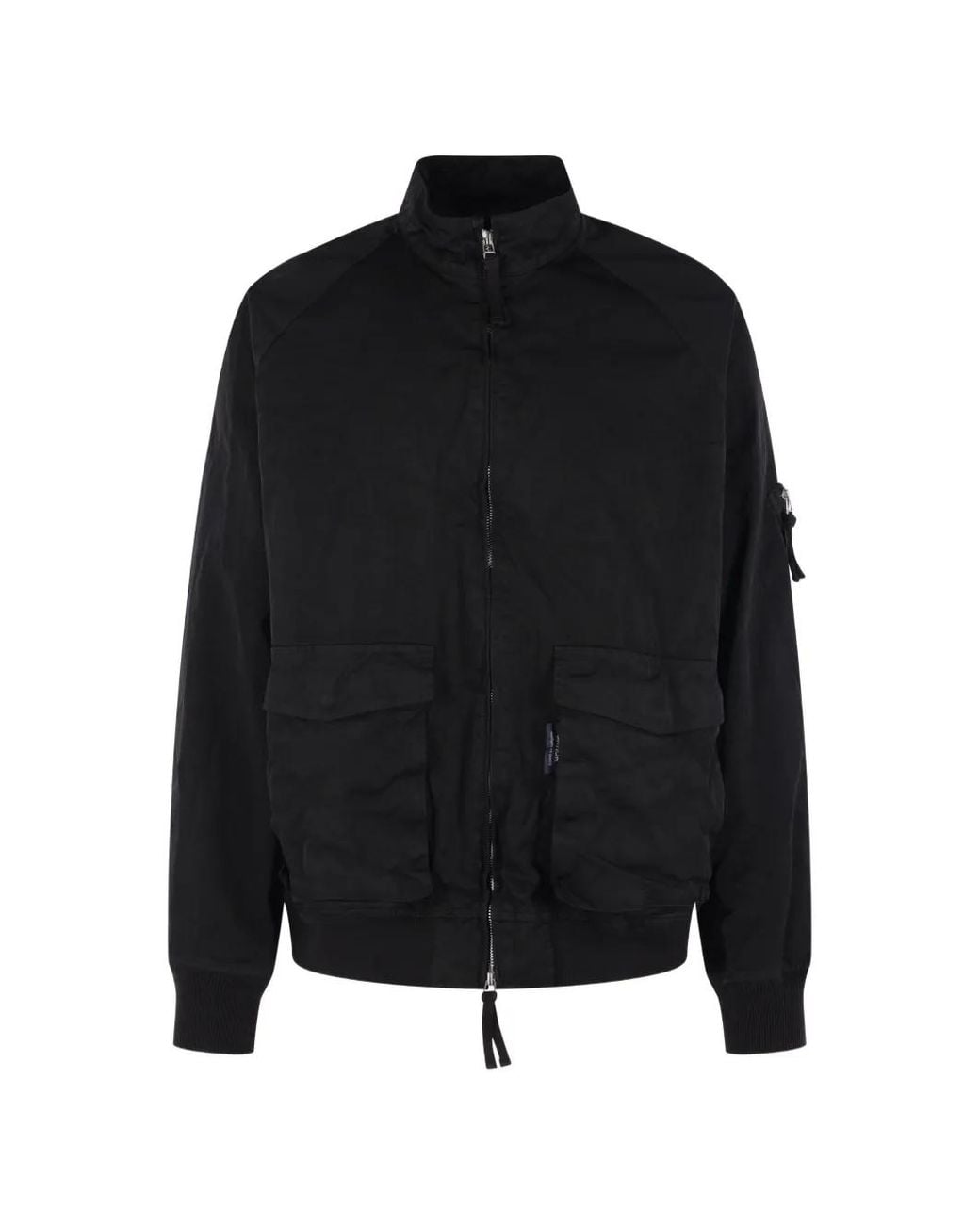 Giacca Con Zip di Comme des Garçons in Black da Uomo