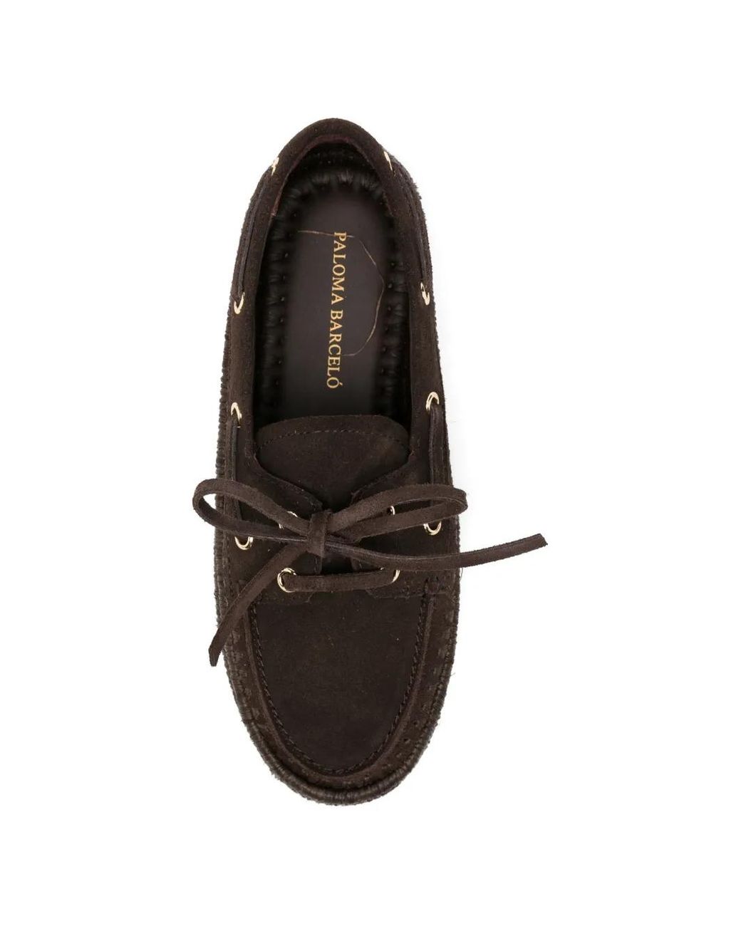 Paloma Barceló Brown Loafers Penelope Suede