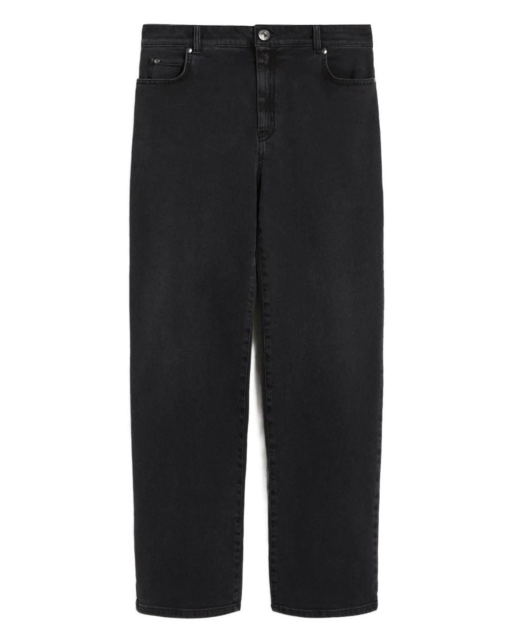 Max Mara Black Cinese Straight-Leg Jeans