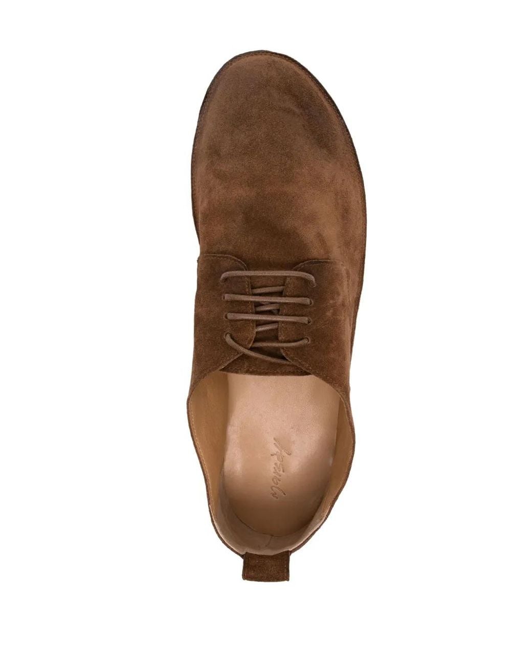 Marsèll Brown Guardella Suede Derby Shoes for men