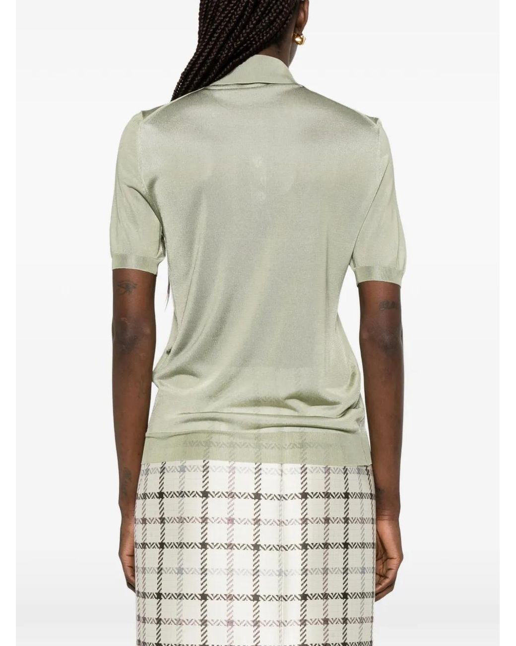 Polo Con Botones Fendi de color White
