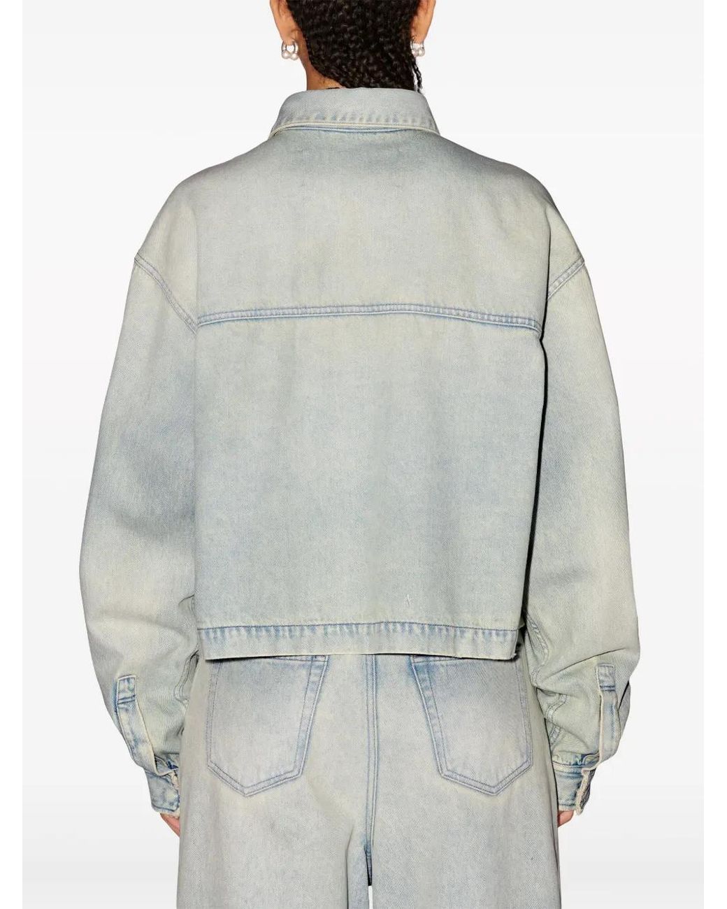 Ambush Spijkerjack Met Logopatch in het Blue