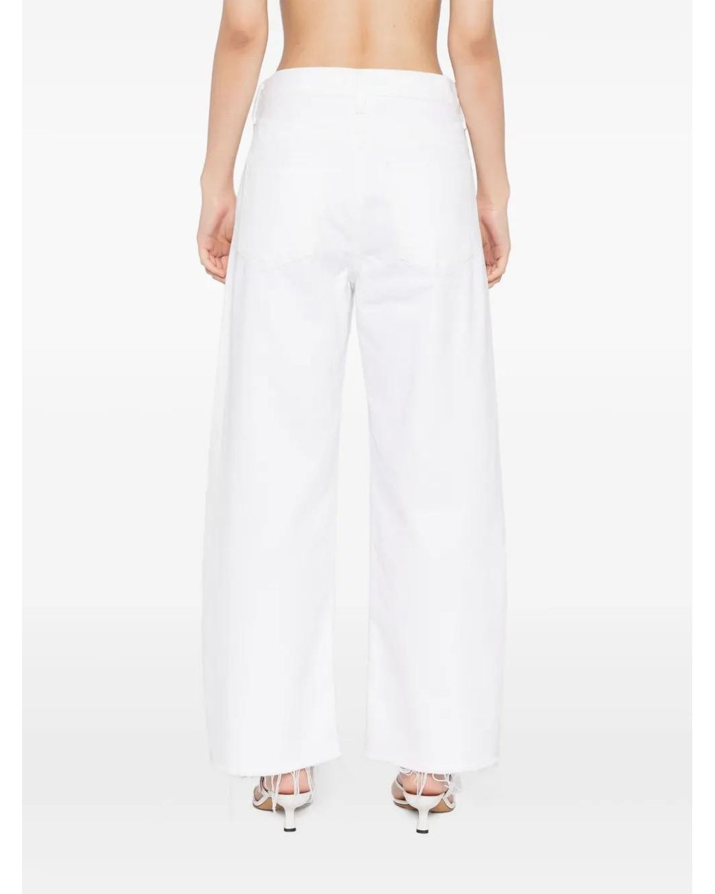Vaqueros Low Curve Agolde de color White
