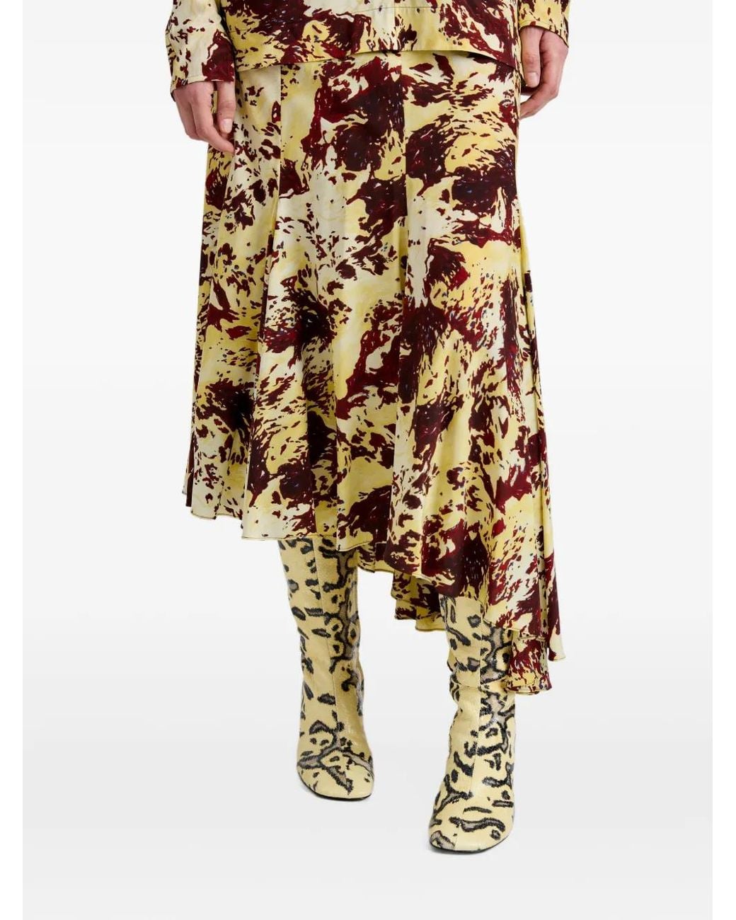 Proenza Schouler Metallic Joelle Skirt
