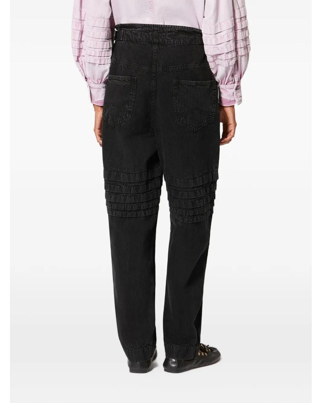 Isabel Marant Black Mellya Trousers