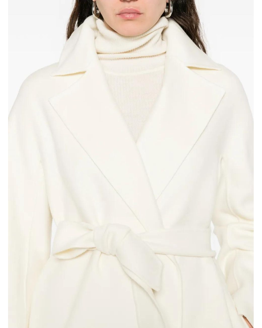 Max Mara Cles Jas in het White