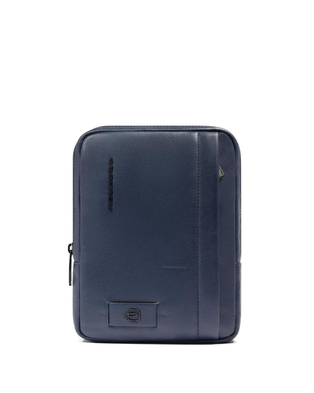 Piquadro Blue Logo-Plaque Crossbody Bag for men