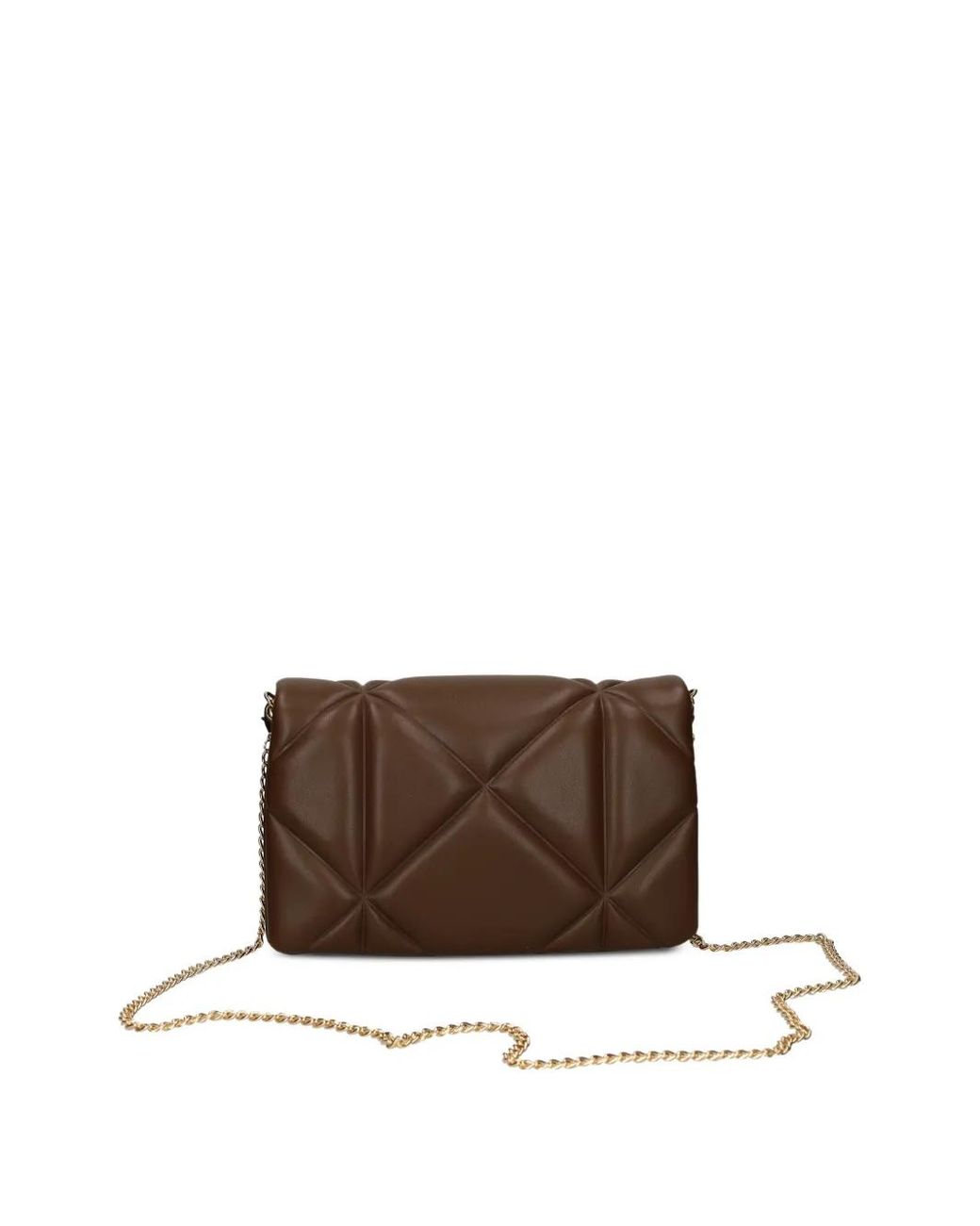 Love Moschino Brown Logo-Appliqué Crossbody Bag