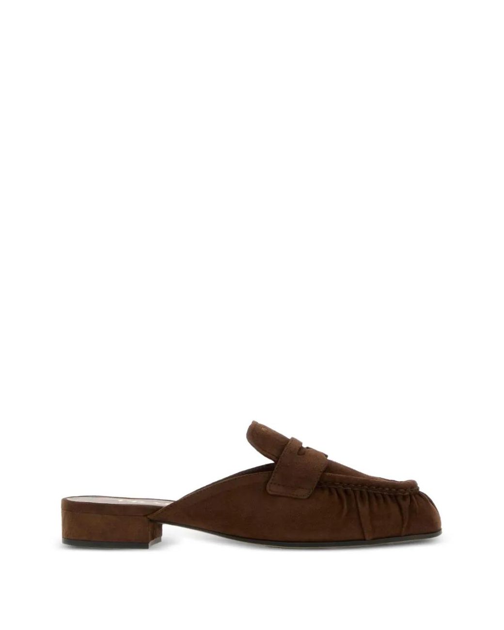 Prada Brown Suede Mules