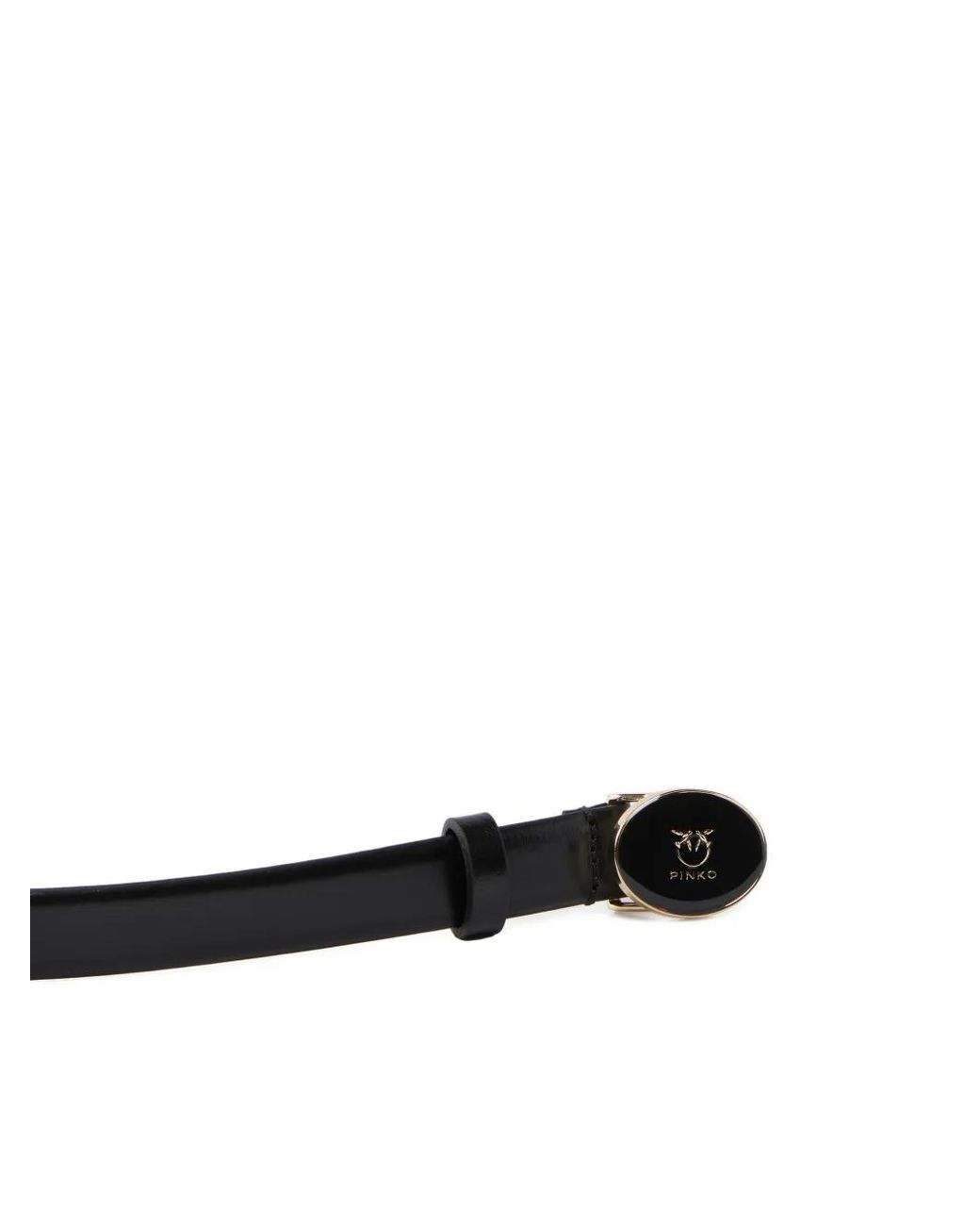 Pinko White Round Enamel