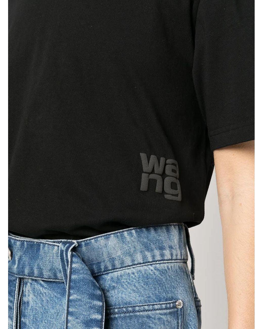 Alexander Wang Black Logo T-Shirt