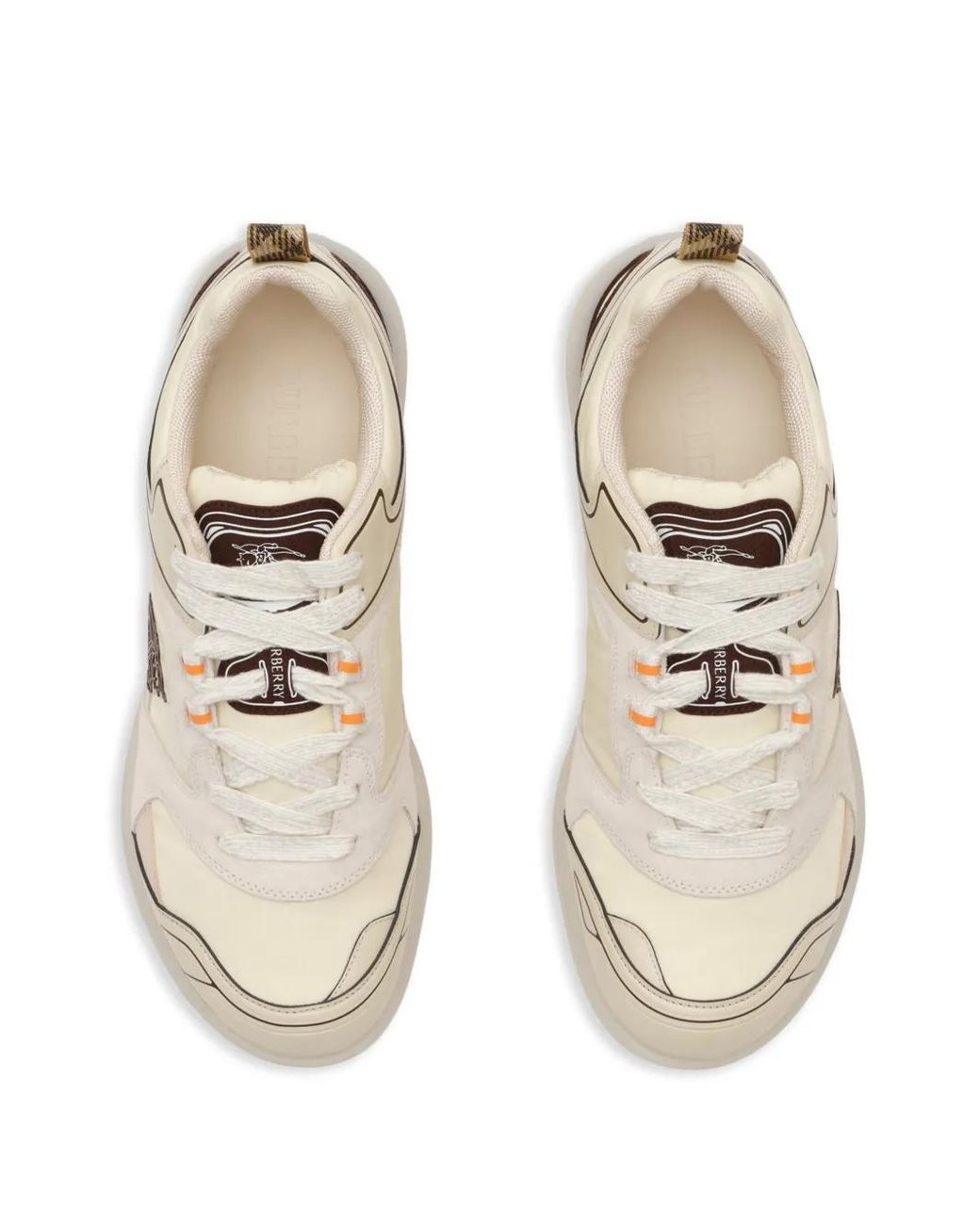 Burberry White Matrix Sport Sneakers for men