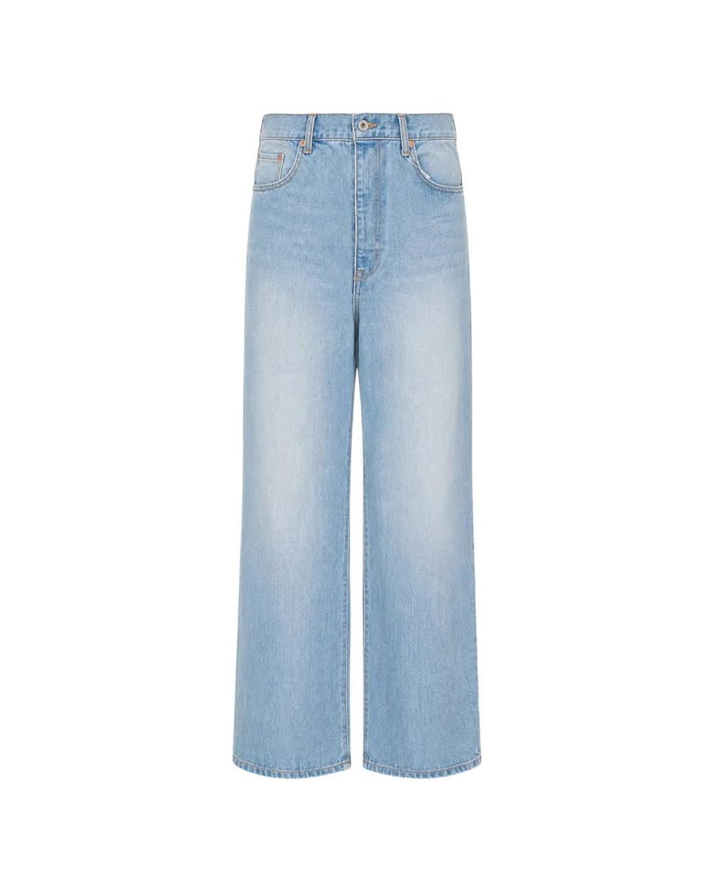 Doublet Blue Air Yarn Faded Jeans for men