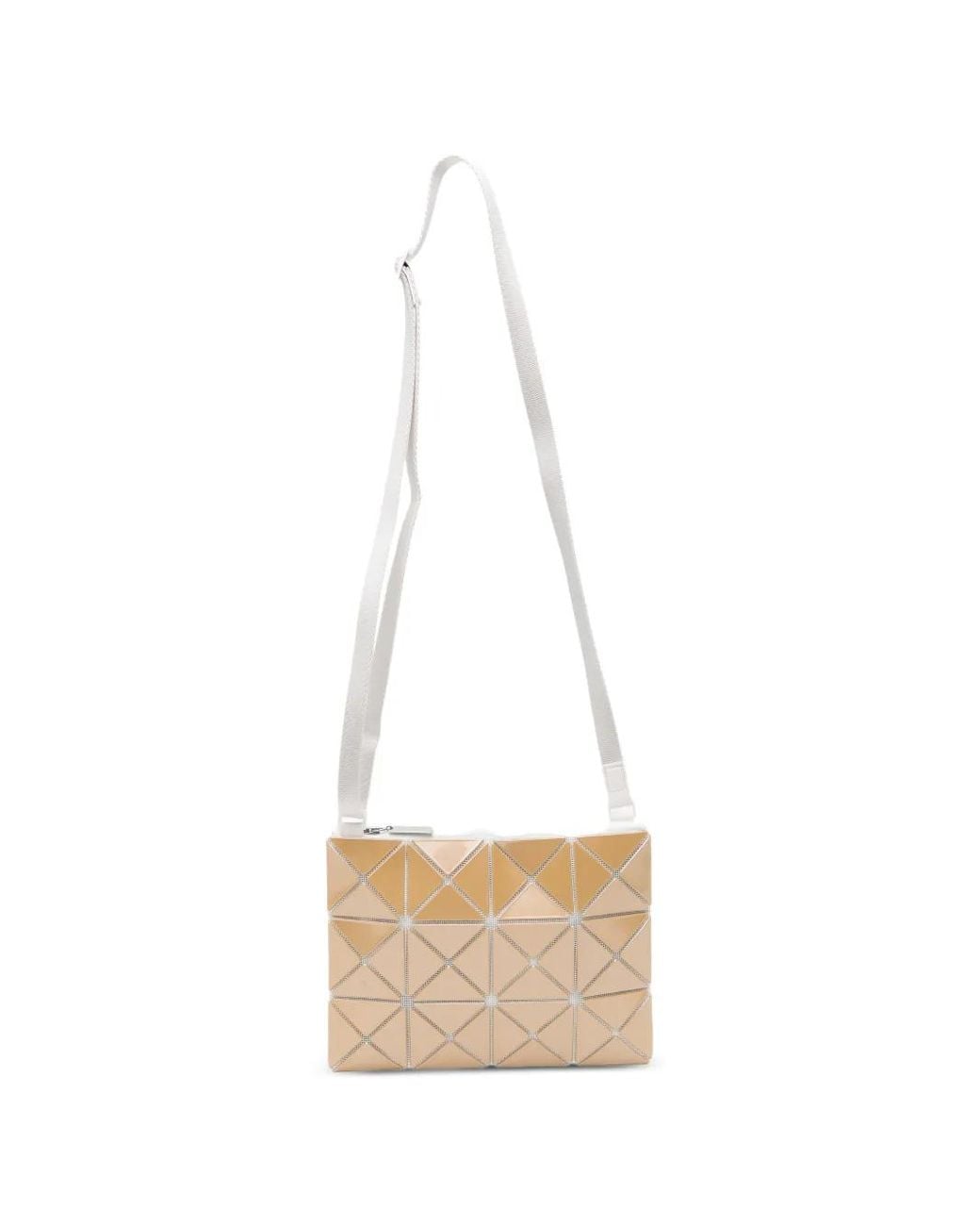 Borsa A Tracolla Lucent di Issey Miyake in White