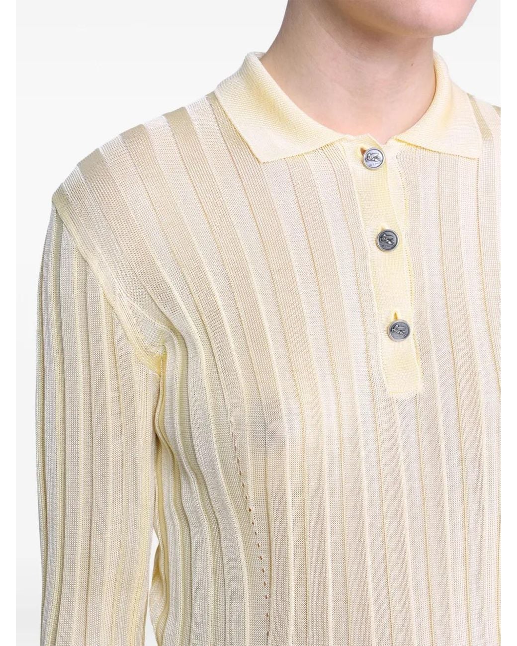 Polo De Canalé Etro de color Natural