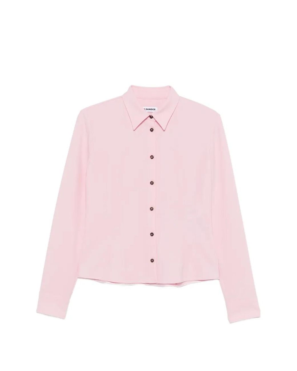Jil Sander Button-Up Overhemd in het Pink