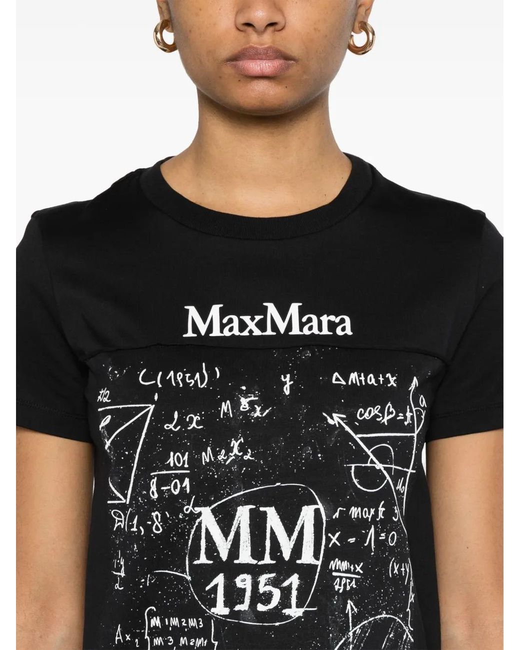 Max Mara Black T-Shirt Colibri