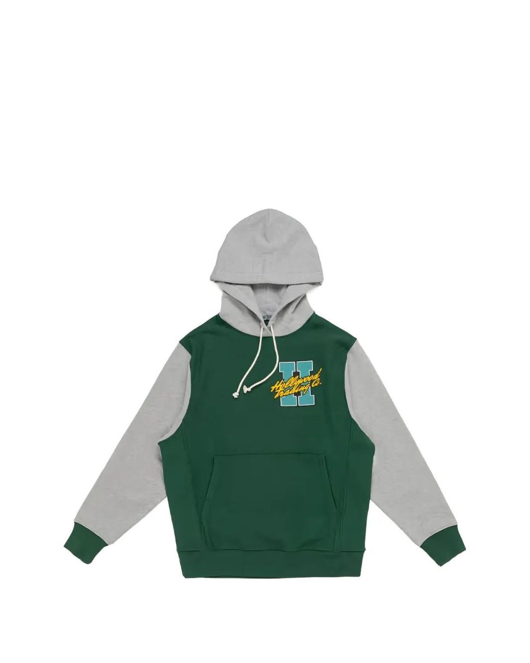HTC Green My Hood Logo-Patch Drawstring Hoodie for men
