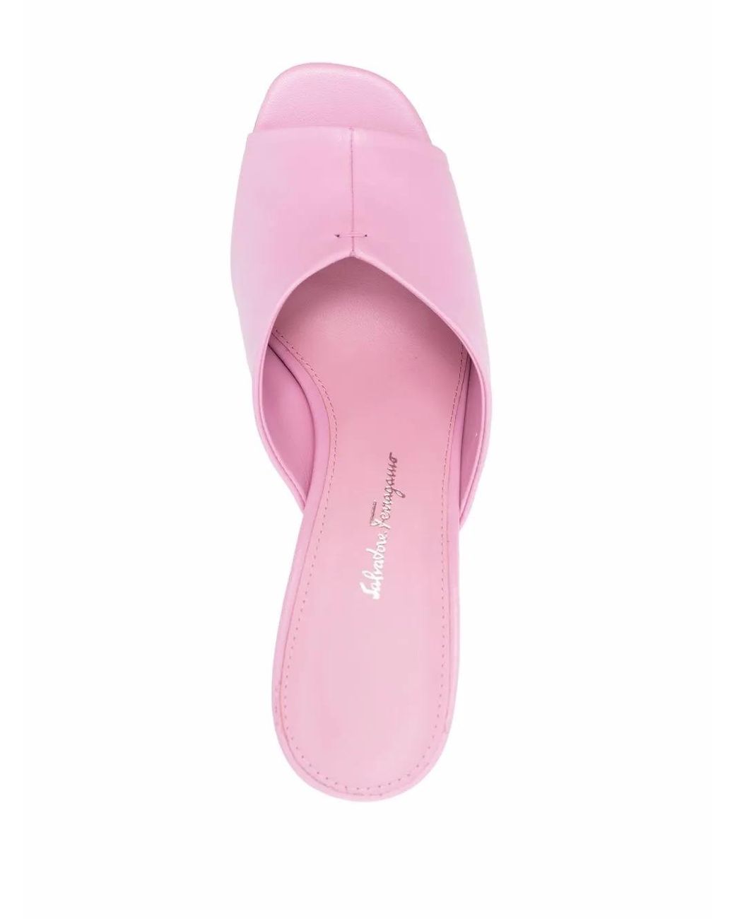 Ferragamo Pink Open-Toe Sandals