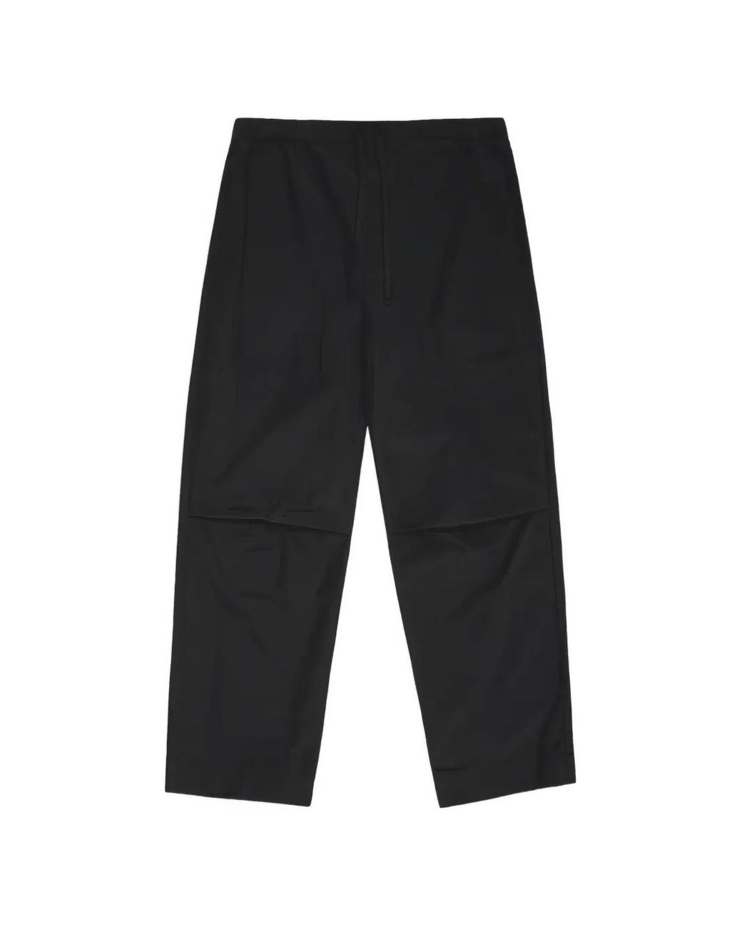 Rains White Pleated Wide-Leg Trousers for men