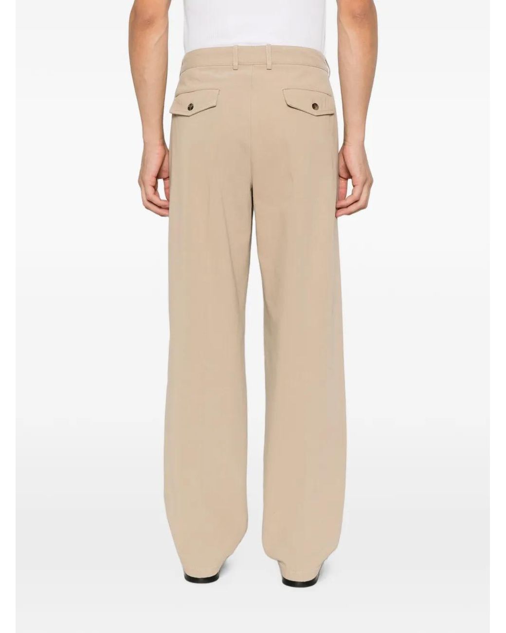 The Row White Tomasino Trousers for men