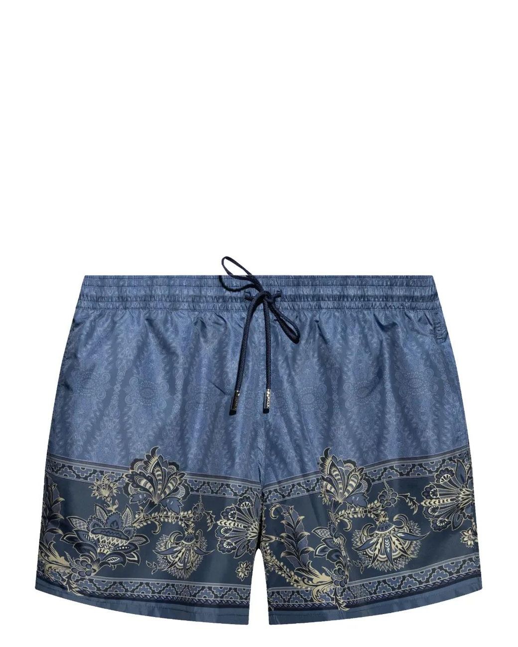 Etro Blue Polyester Swimming Shorts for men