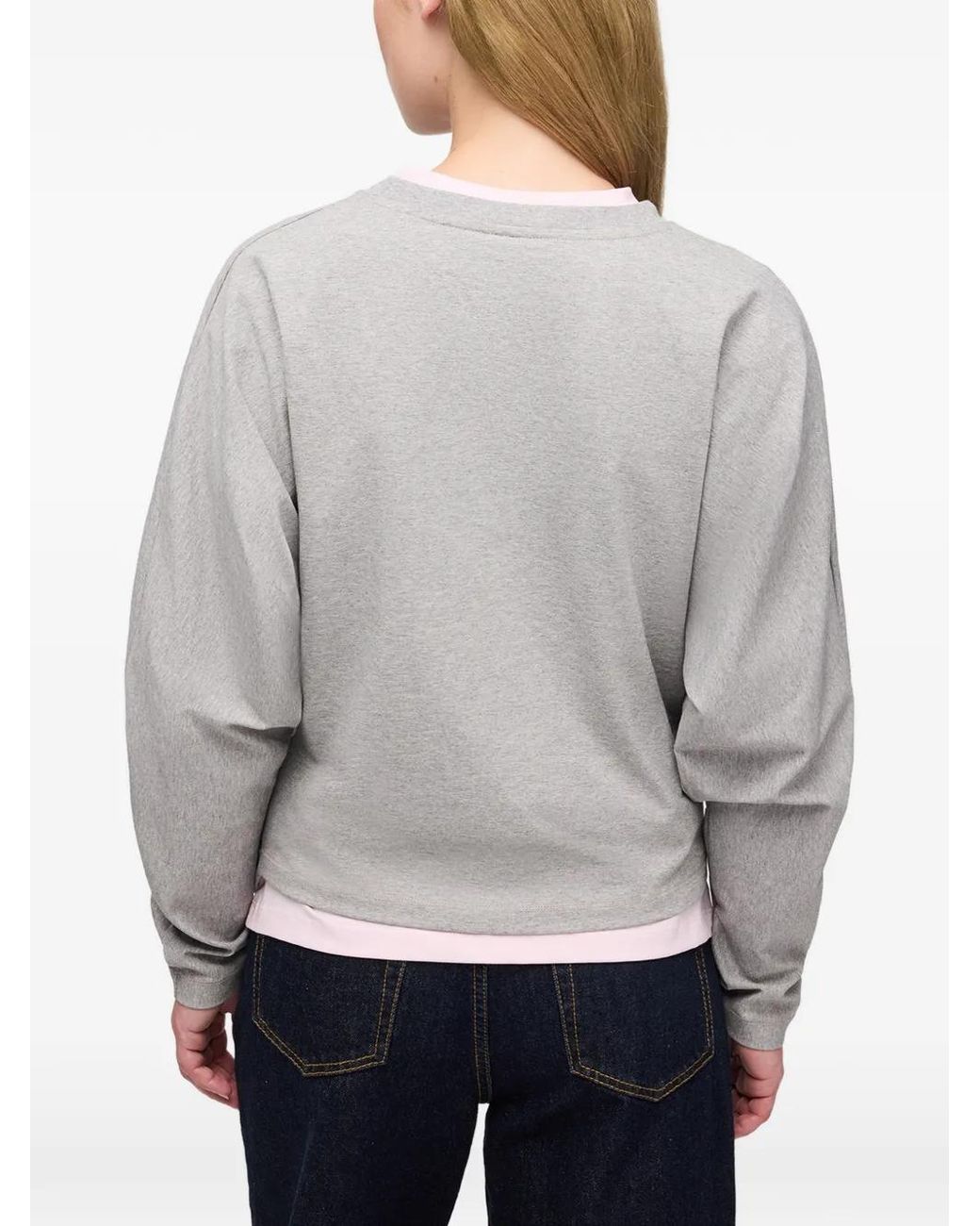 Ganni Gray Blouse