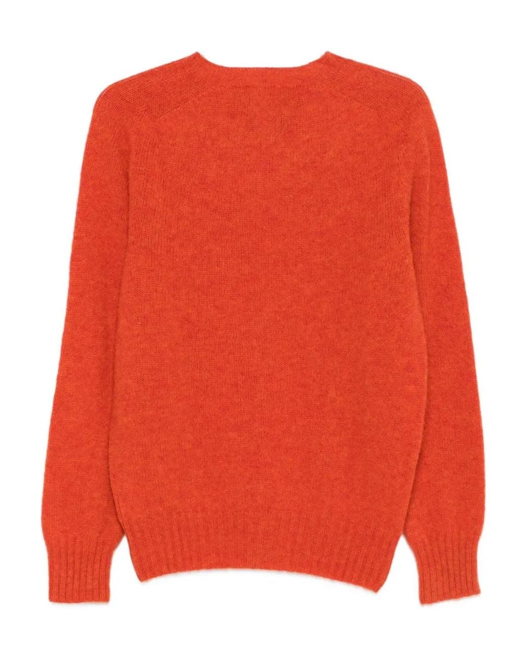 Howlin' By Morrison Orange Crew-Neck Sweater for men