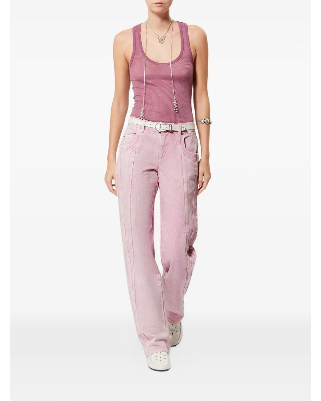 Isabel Marant Pink Jaylis Trousers