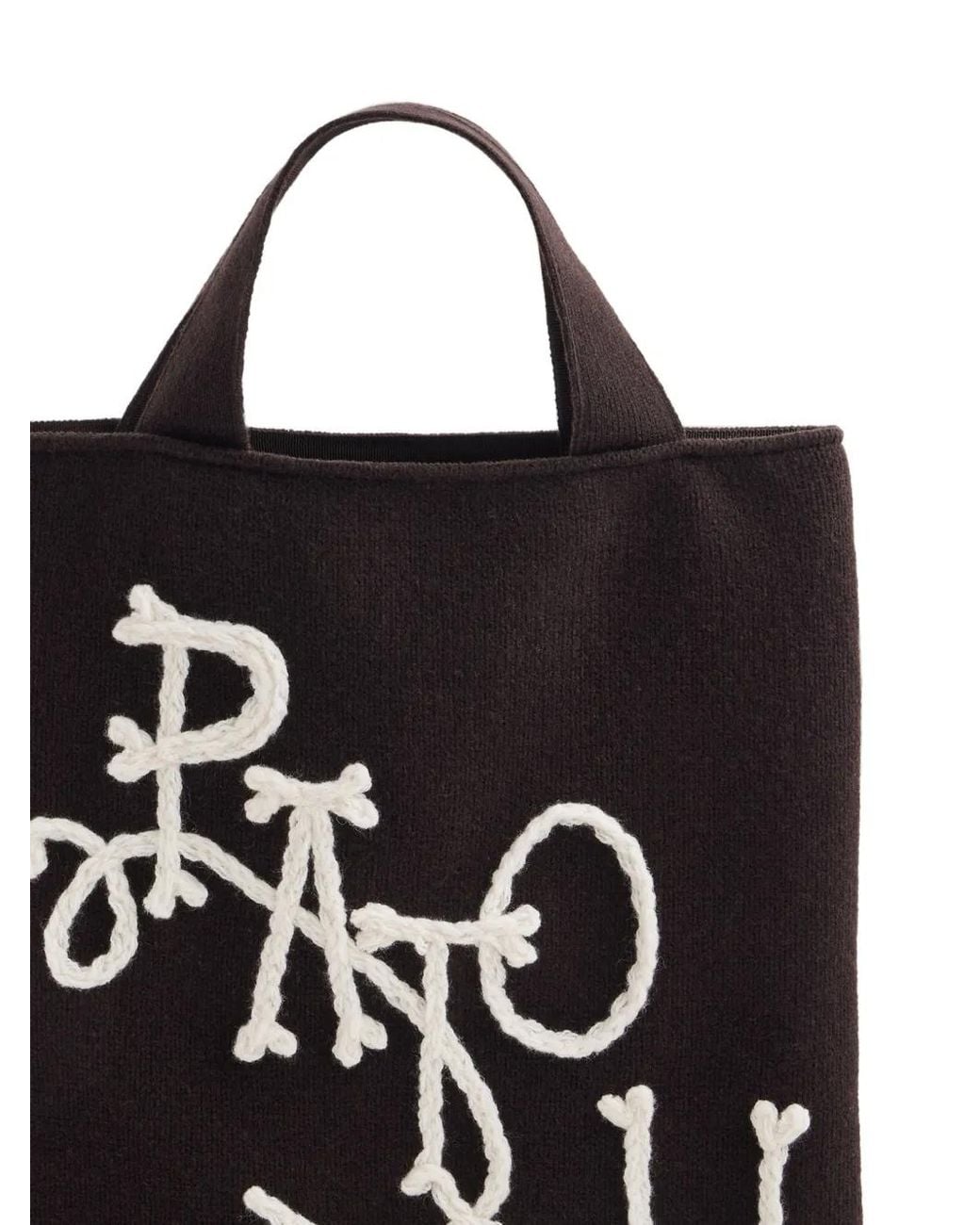 Patou Black Cornelly Tote Bag