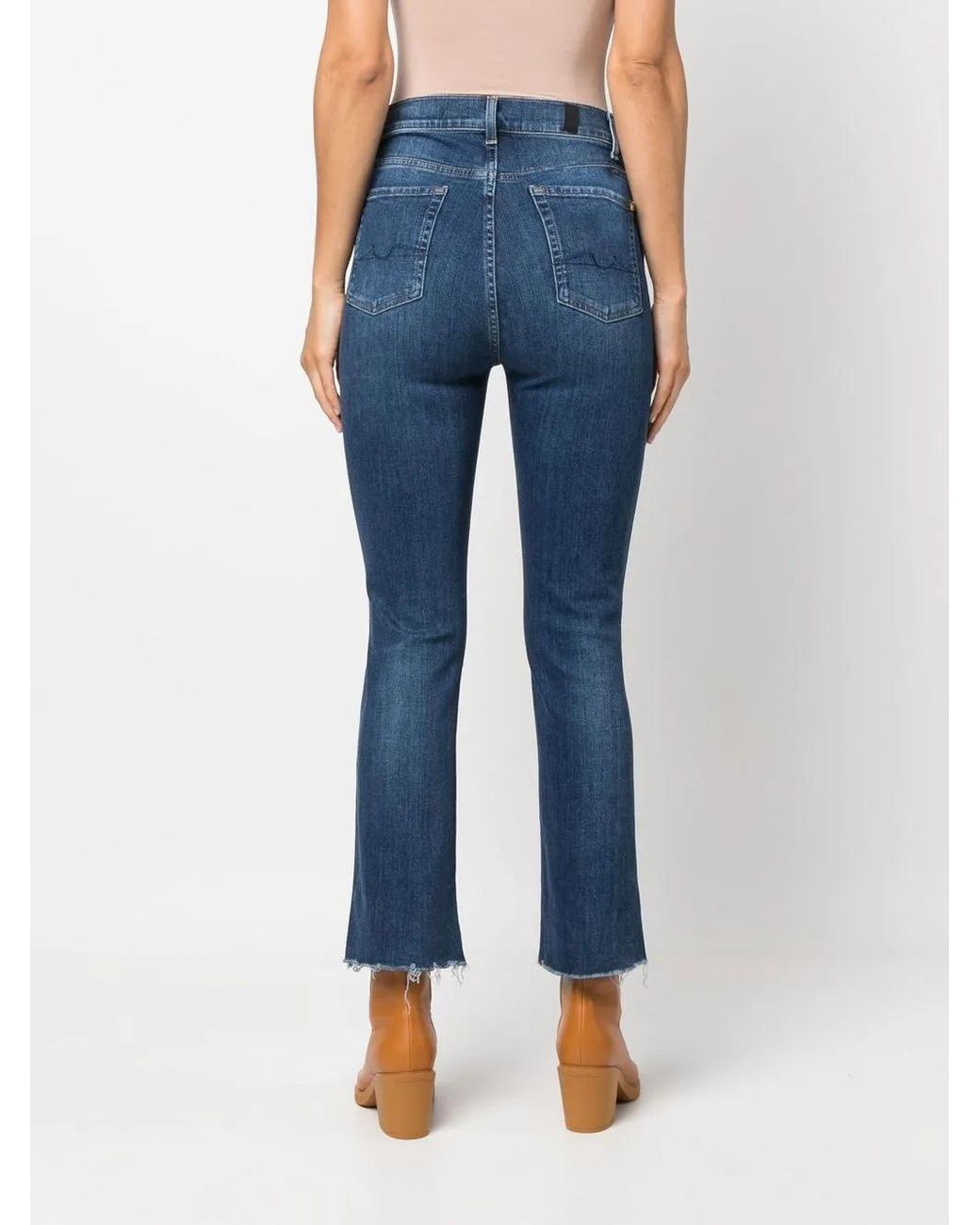 Vaqueros Capri 7 For All Mankind de color Blue