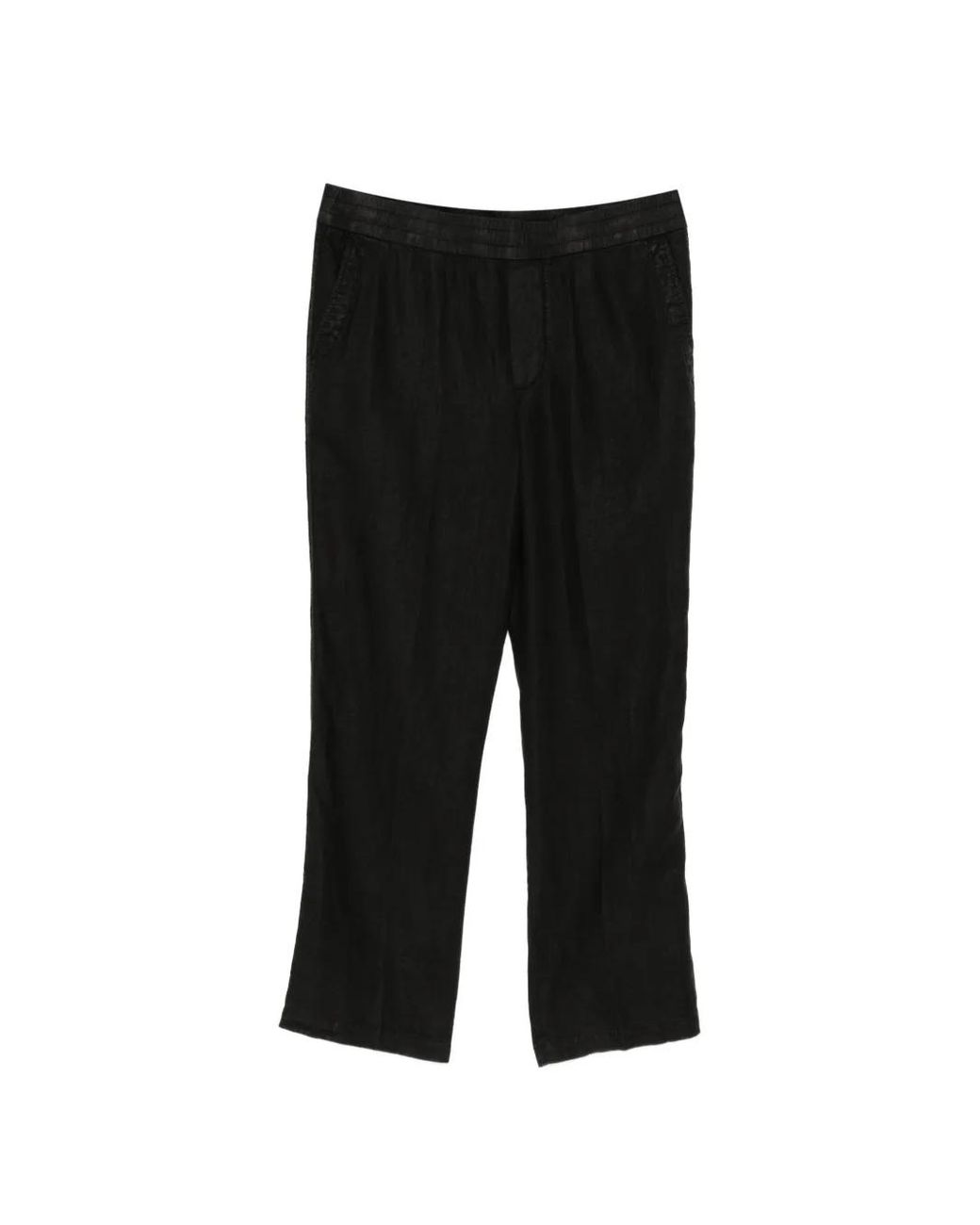 James Perse Black Lightweight Linen Pants for men