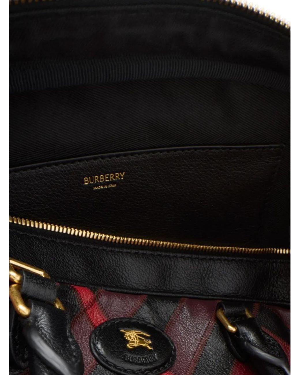 Bolso Shopper Mediano A Cuadros Burberry de color Brown