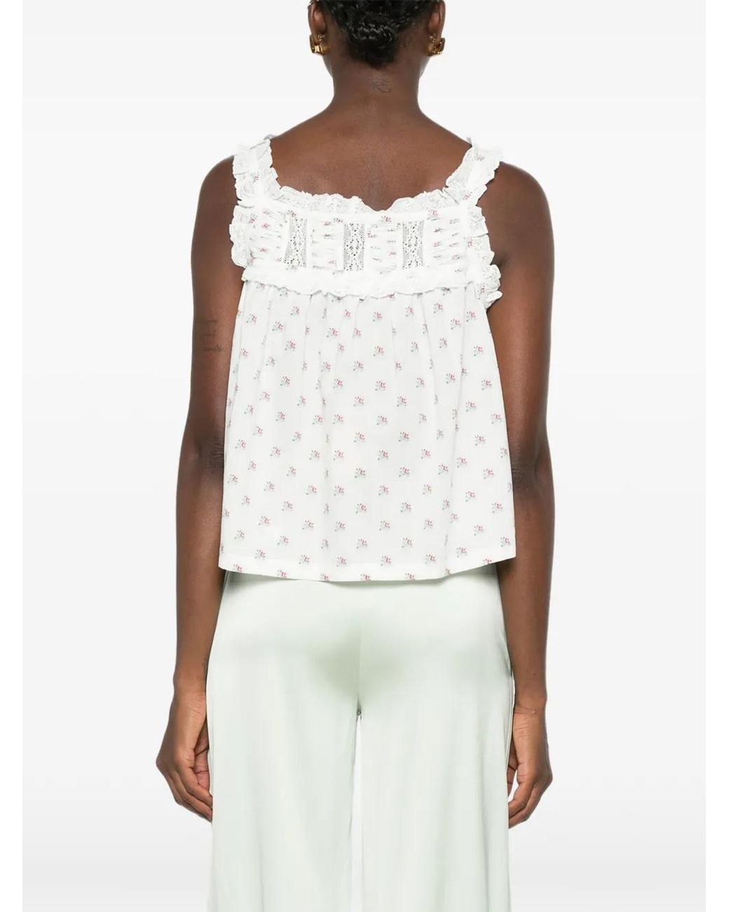 Doen White Fidella Top
