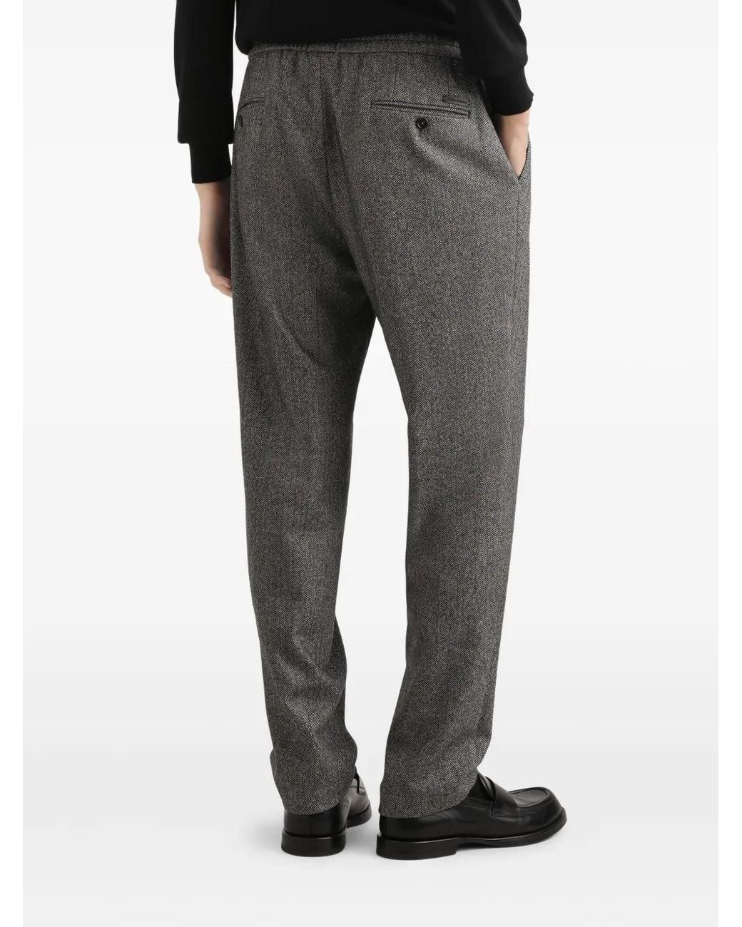 Dolce & Gabbana Gray Trousers for men