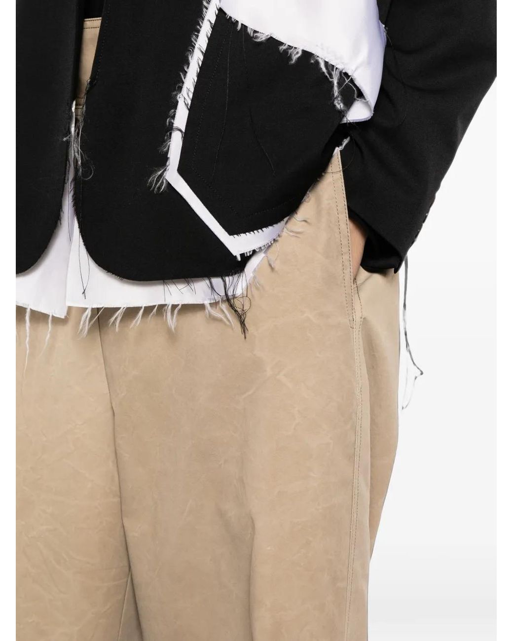 Uma Wang Natural Paulo Trousers for men